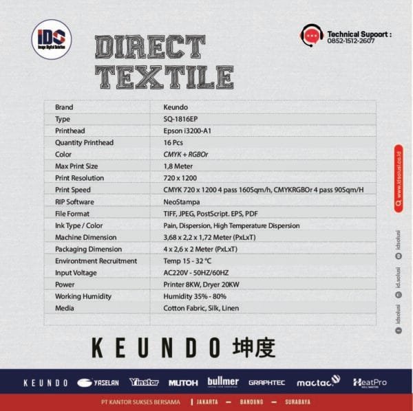 Printer DTG Keundo Direct Katun - Image 2