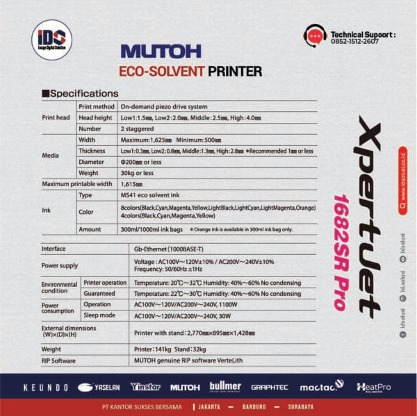 Printer Mutoh 1682 SR Pro - Image 2