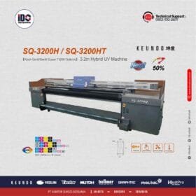Printer Digital Printing Keundo SQ-3200 Mesin UV Hibryde